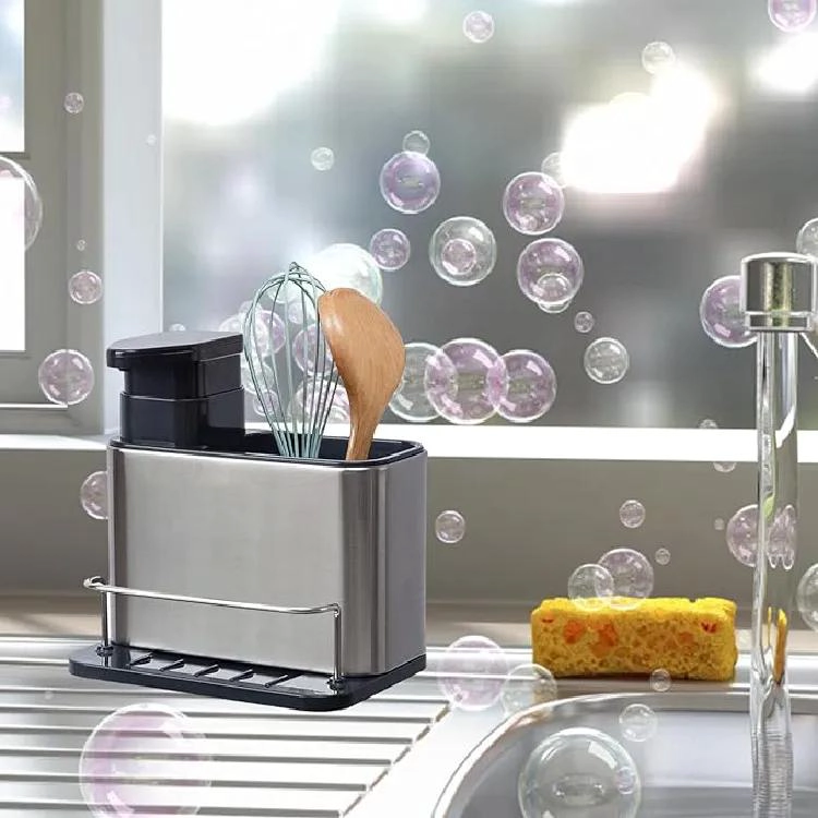 ORGANIZADOR MULTIFUNCIONAL 3 EN 1 PARA FREGADERO DE COCINA - 6