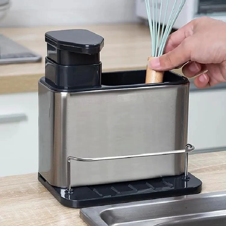 ORGANIZADOR MULTIFUNCIONAL 3 EN 1 PARA FREGADERO DE COCINA - 7
