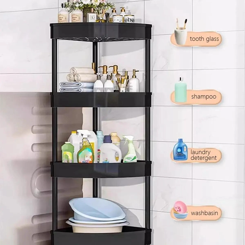 ORGANIZADOR ESQUINERO DE 4 REPISAS PARA BAÑO Y COCINA - 5