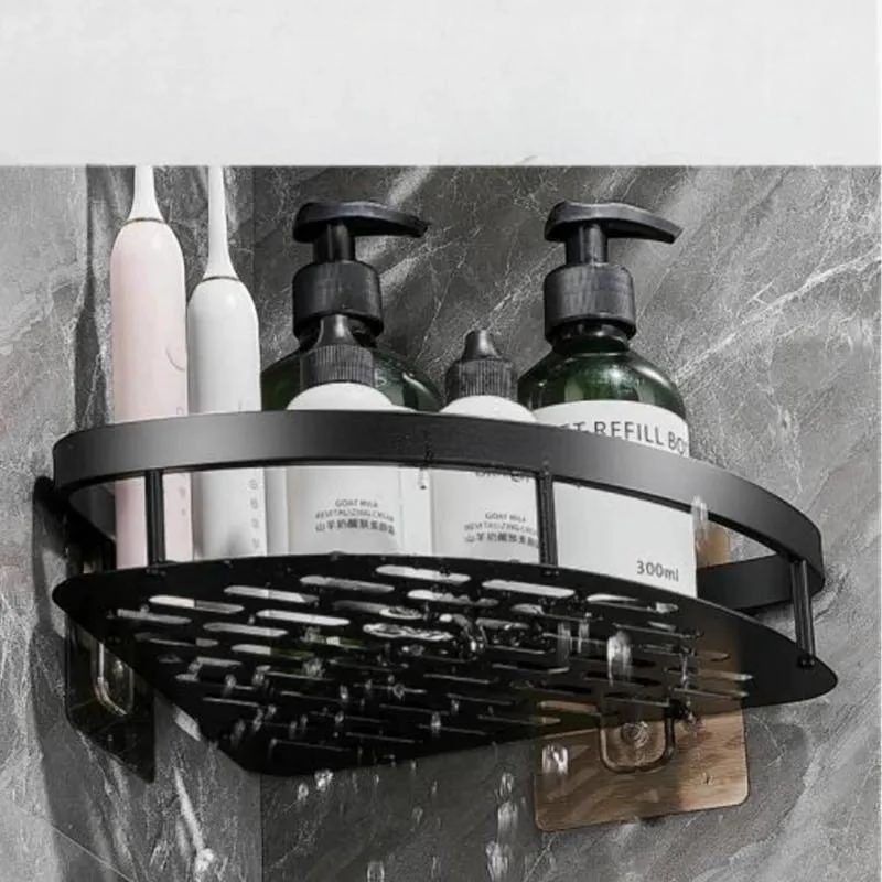 PACK DE 2 REPISAS ESQUINERA PARA DUCHA Y BAÑO EN COLOR NEGRO - 4