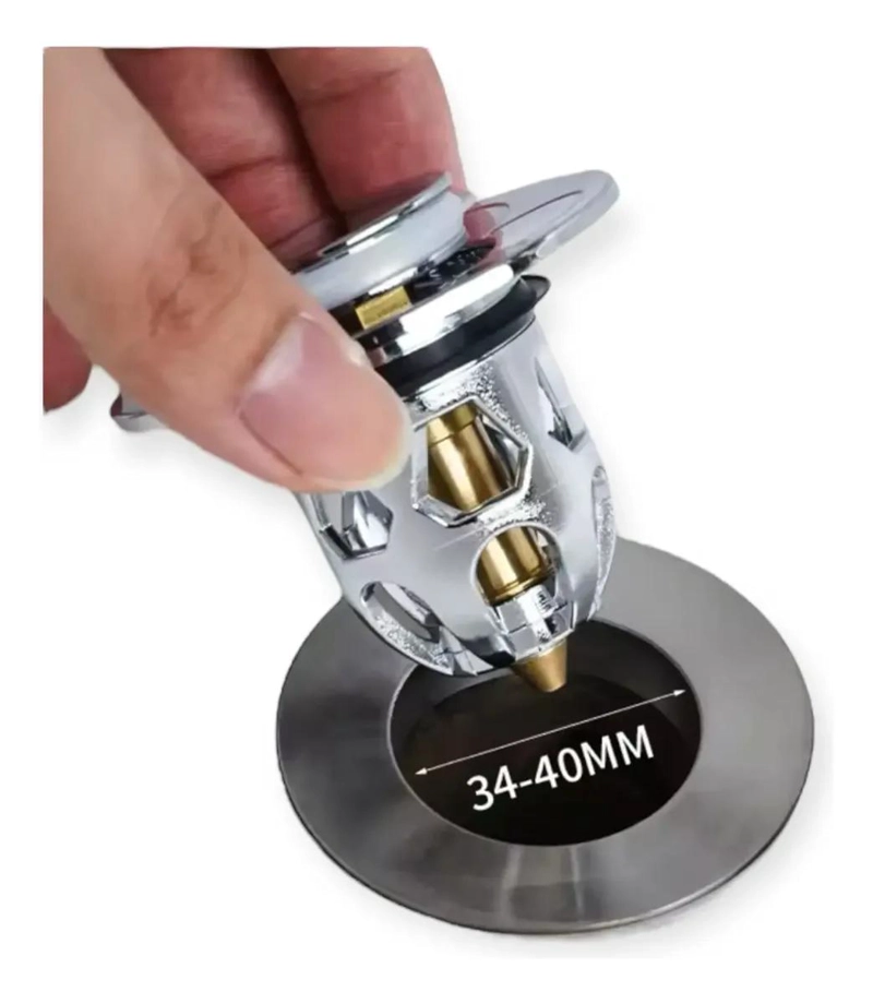 TAPON FILTRO UNIVERSAL PARA DRENAJE DUCHA Y FREGADERO - 10