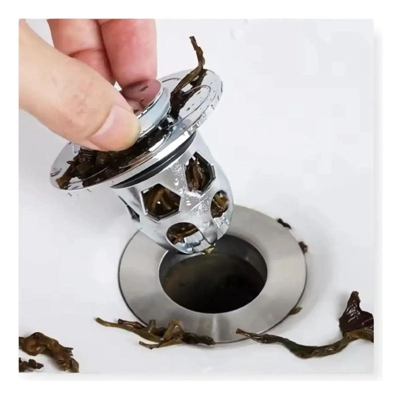 TAPON FILTRO UNIVERSAL PARA DRENAJE DUCHA Y FREGADERO - 7
