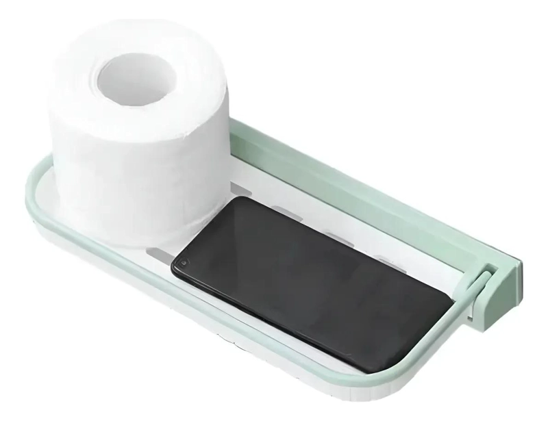 REPISA PLEGABLE DE PARED PARA BAÑO IDEAL PARA ESPACIOS REDUCIDOS - 3