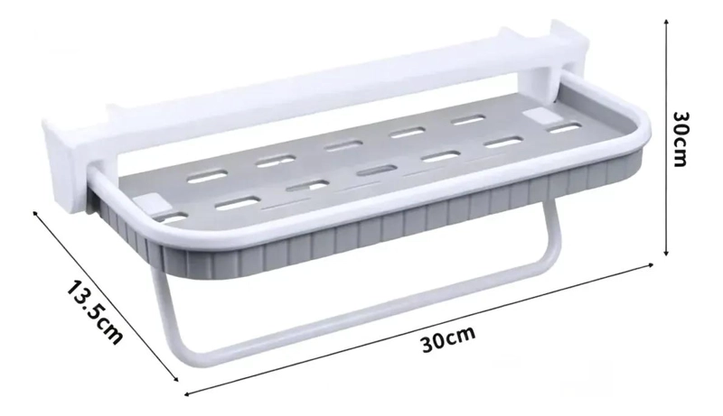 ORGANIZADOR DE BAÑO MULTIFUNCIONAL PARA ACCESORIOS DE PARED - 2