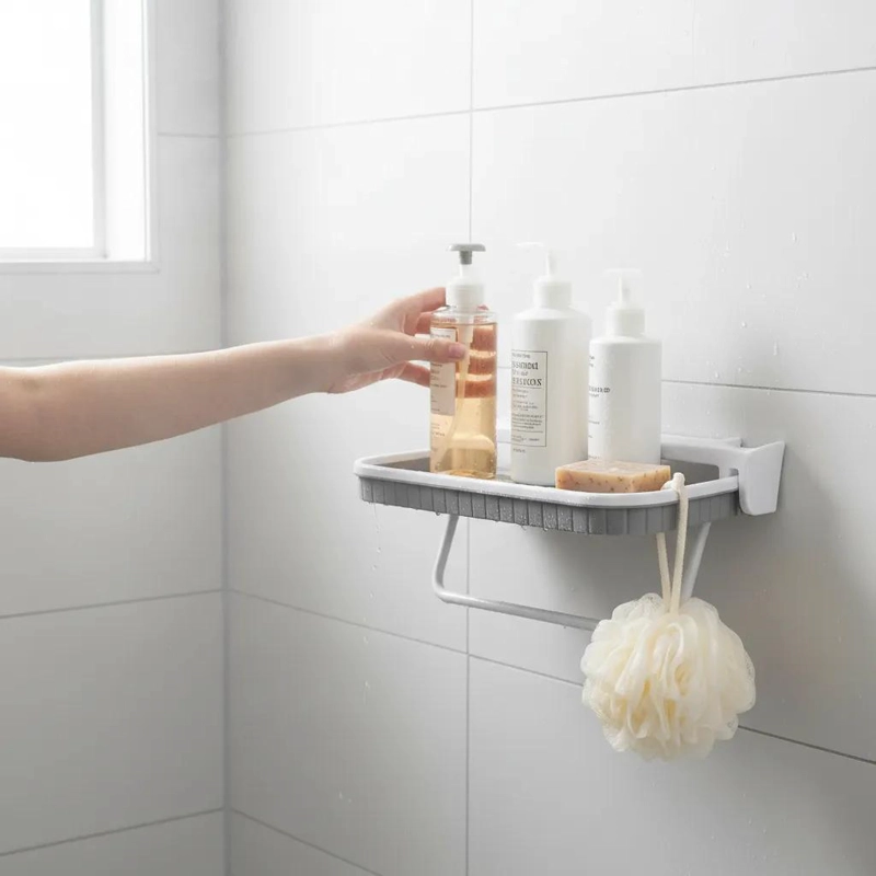 ORGANIZADOR DE BAÑO MULTIFUNCIONAL PARA ACCESORIOS DE PARED - 5