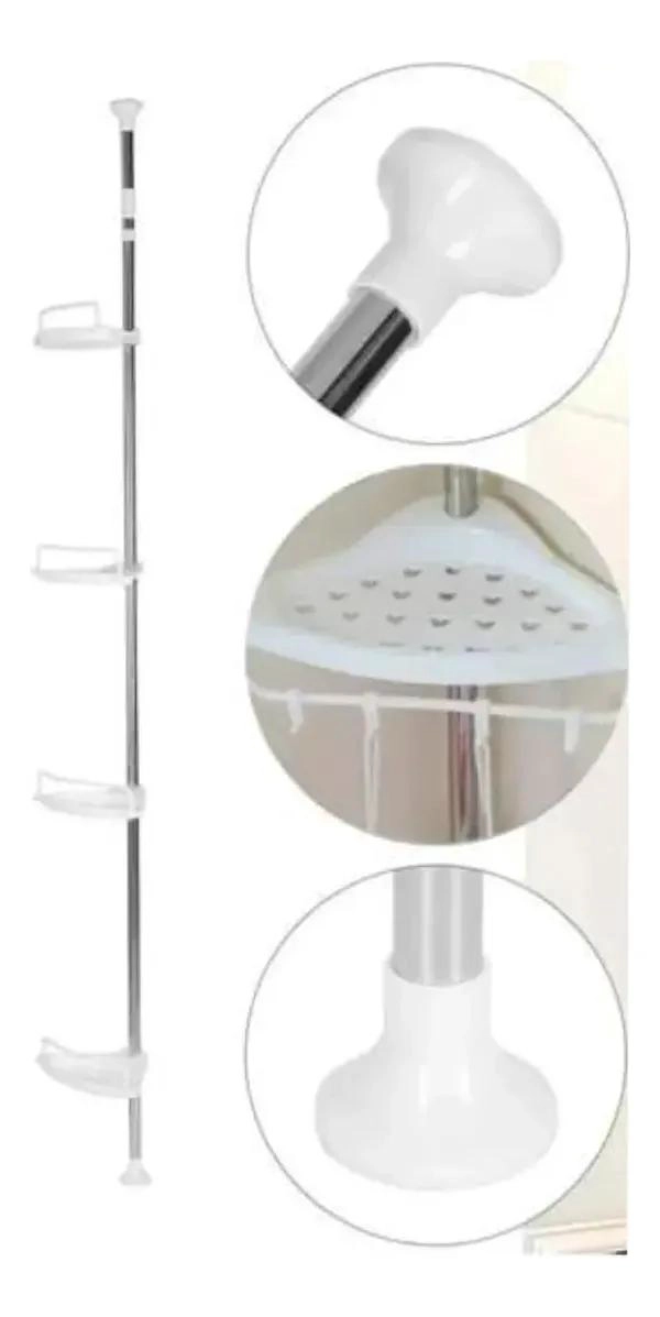 ESQUINERO ORGANIZADOR MULTIFUNCIONAL PARA BAÑO Y COCINA - 3
