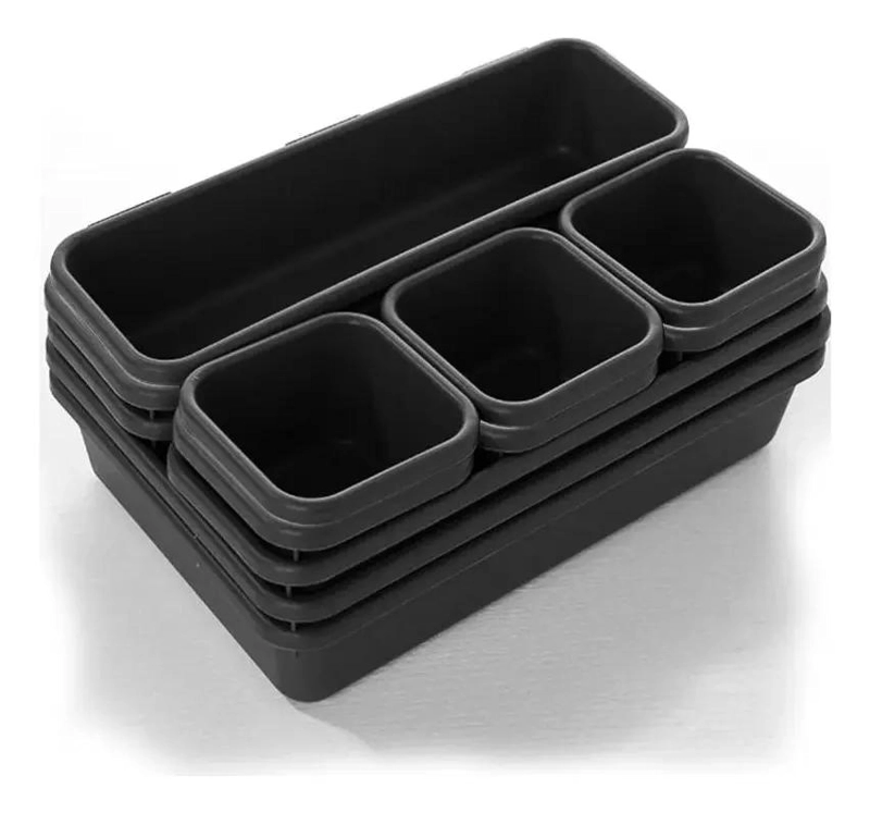 ORGANIZADOR DE CAJON MULTIUSO 12 PIEZAS PARA OFICINA Y HOGAR - 8