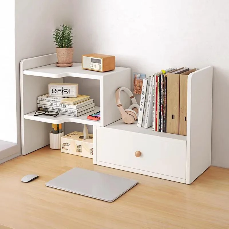 ORGANIZADOR DE ESCRITORIO EXTENSIBLE CON CAJON Y 2 NIVELES - 1