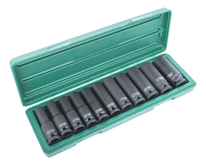 JUEGO DE DADOS DE IMPACTO 1/2' 11 PIEZAS - 2