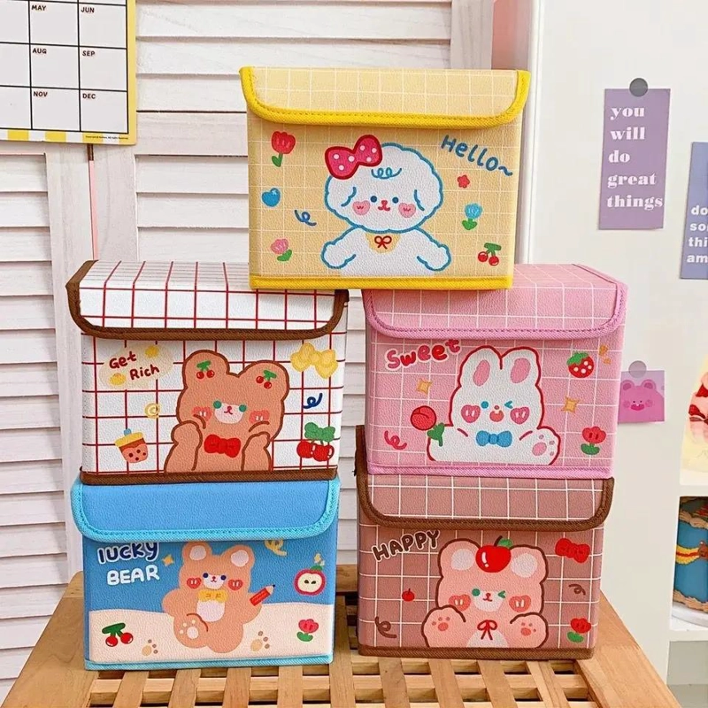 CAJA ORGANIZADORA MULTIFUNCIONAL PARA ESCRITORIO KAWAII - 3