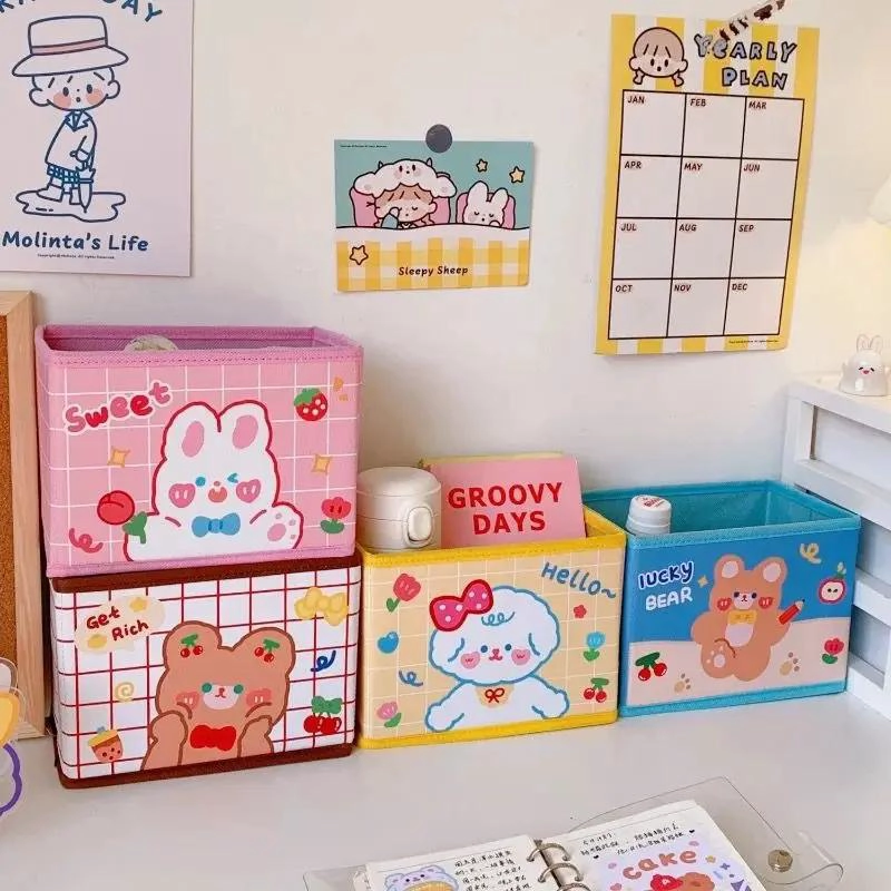 CAJA ORGANIZADORA MULTIFUNCIONAL PARA ESCRITORIO KAWAII - 5