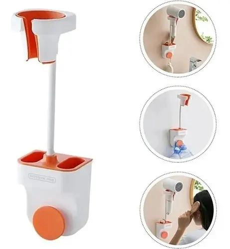SOPORTE ORGANIZADOR MULTIUSOS PARA SECADOR DE CABELLO - 3