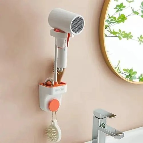 SOPORTE ORGANIZADOR MULTIUSOS PARA SECADOR DE CABELLO - 6