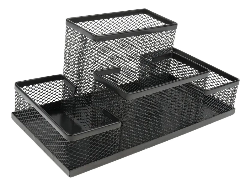 ORGANIZADOR DE ESCRITORIO CON COMPARTIMENTOS PARA SUMINISTROS - 4