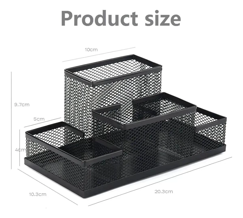 ORGANIZADOR DE ESCRITORIO CON COMPARTIMENTOS PARA SUMINISTROS - 6