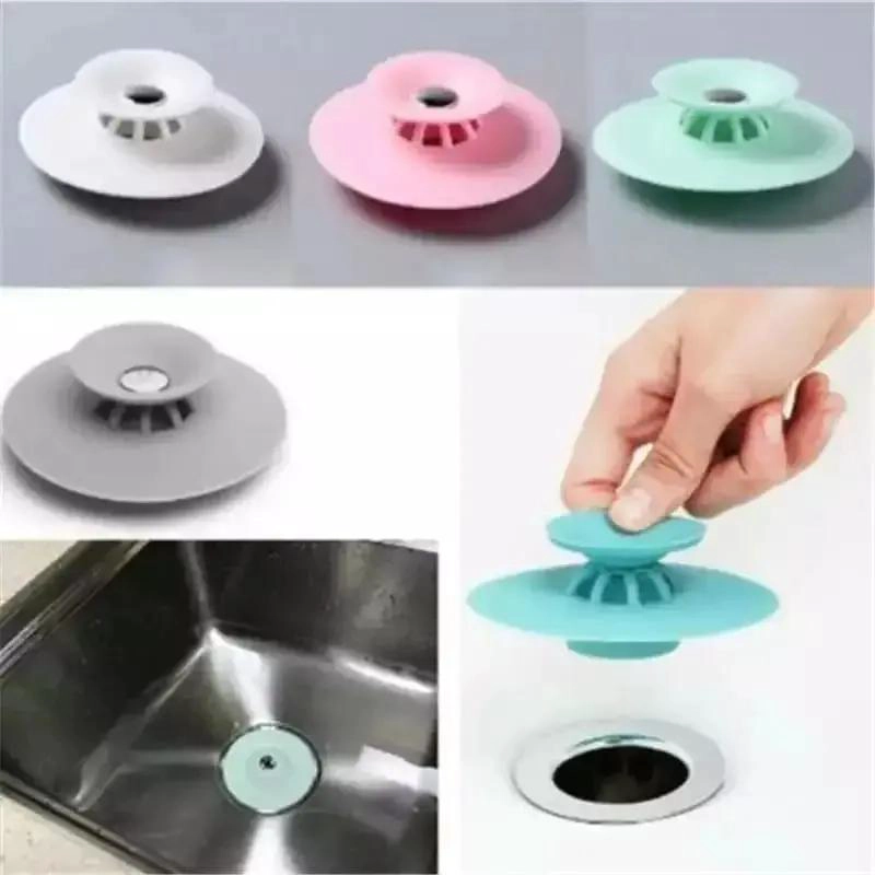 PACK DE 5 FILTROS DE SILICONA PARA DRENAJE DE COCINA Y BAÑO - 2