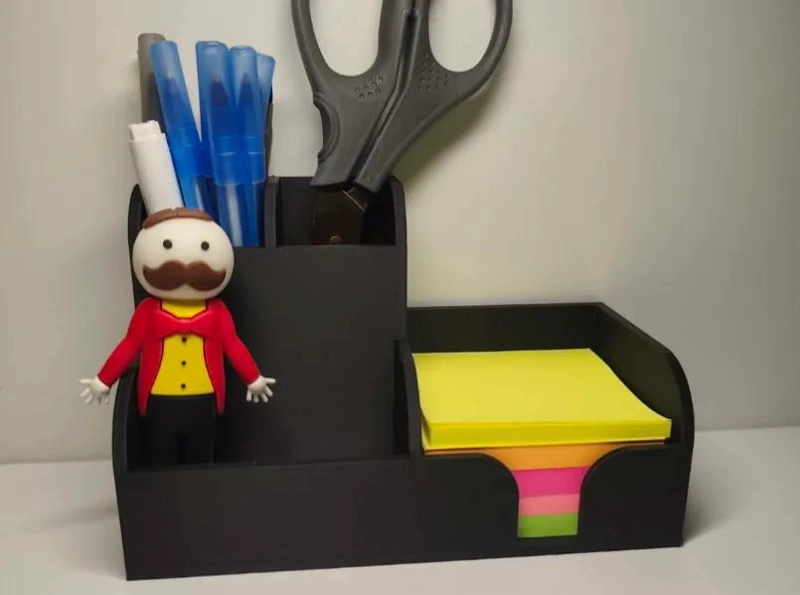 ORGANIZADOR DE ESCRITORIO COMPACTO PARA NOTAS Y BOLIGRAFOS - 1