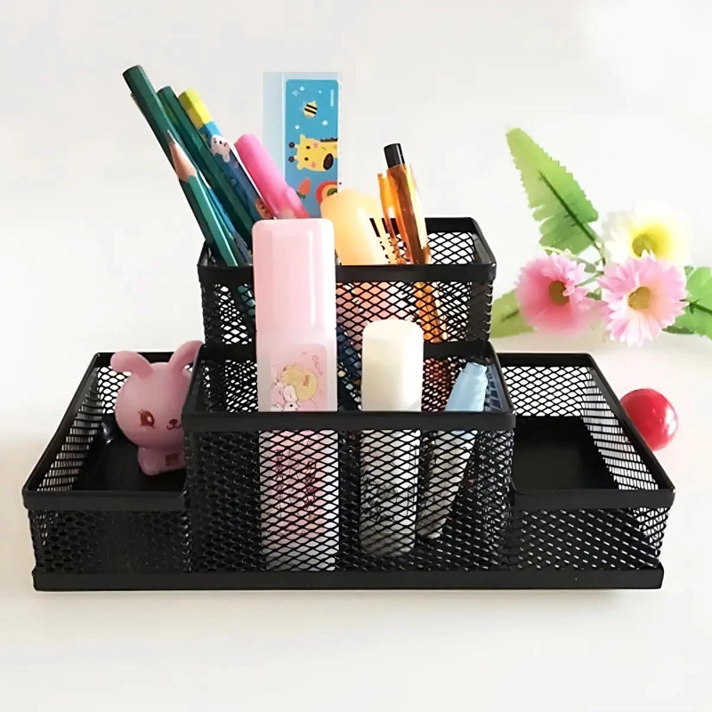 ORGANIZADOR DE ESCRITORIO CON COMPARTIMENTOS PARA SUMINISTROS - 8