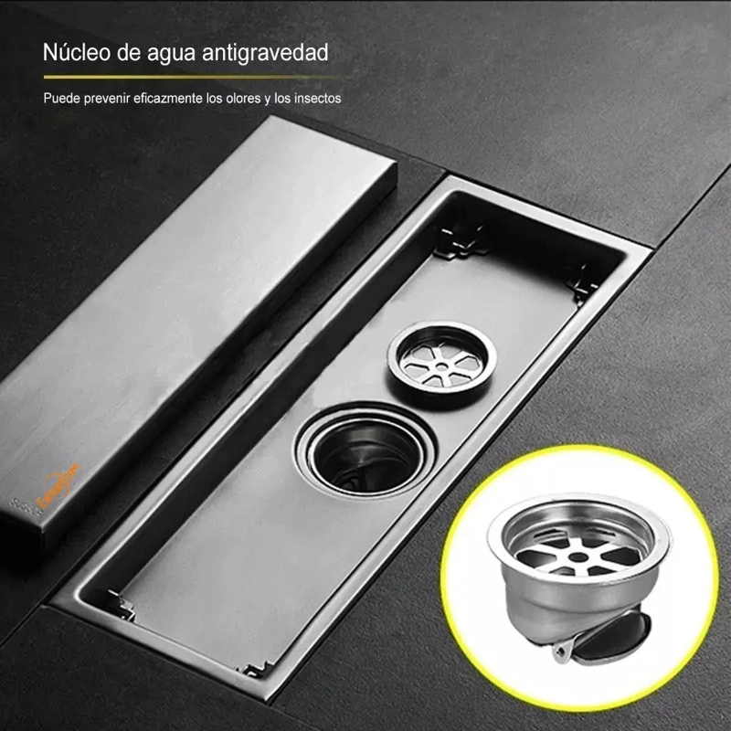 FILTRO DE DRENAJE DE ACERO INOXIDABLE PARA DUCHA - 6