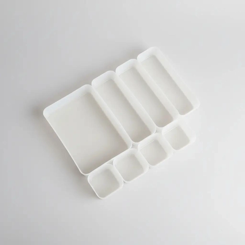 PACK DE 8 CANASTOS ORGANIZADORES PARA CAJONES DE OFICINA Y HOGAR - 10