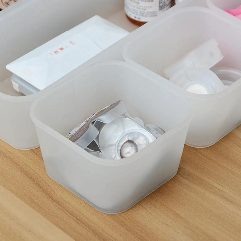 PACK DE 8 CANASTOS ORGANIZADORES PARA CAJONES DE OFICINA Y HOGAR - 6