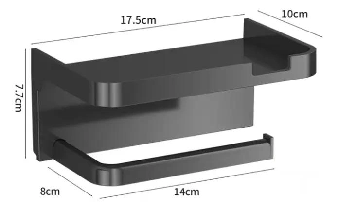 ORGANIZADOR DE PARED SIN PERFORACIONES PARA PAPEL HIGIE NICO - 2