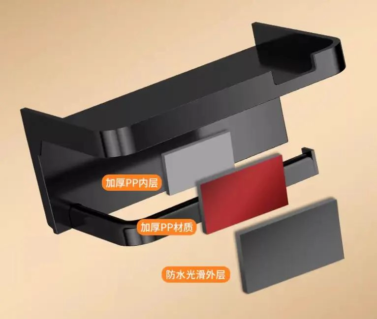 ORGANIZADOR DE PARED SIN PERFORACIONES PARA PAPEL HIGIE NICO - 4