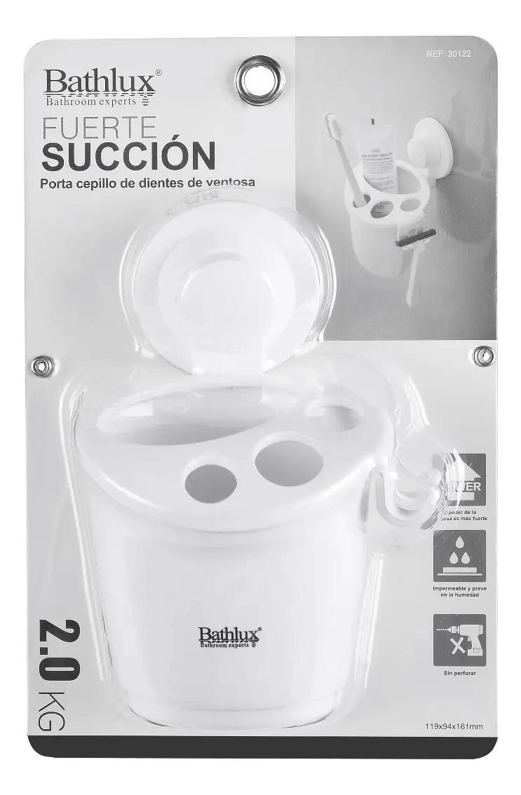 VASO ORGANIZADOR DE CEPILLOS DE DIENTES CON VENTOSA - 2