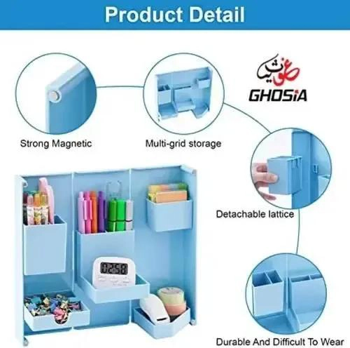 ORGANIZADOR DE ESCRITORIO PLEGABLE PARA LAPICES Y ACCESORIOS - 4