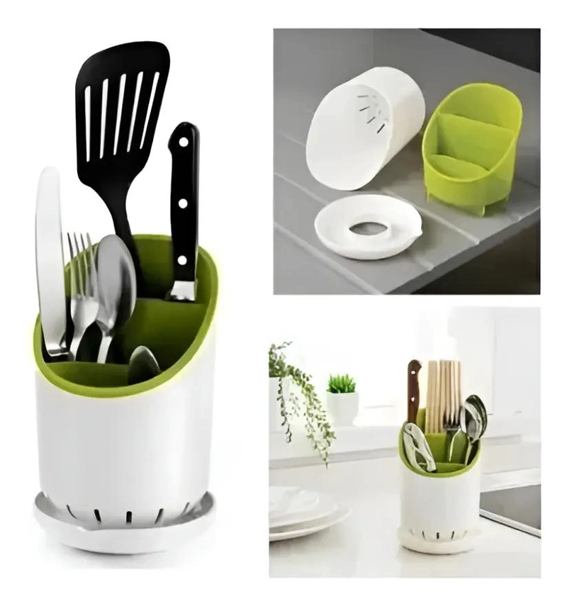 ESCURRIDOR ORGANIZADOR DE CUBIERTOS Y UTENSILIOS DE COCINA - 2