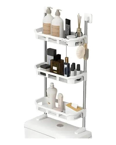 ESTANTE DE BAÑO ADHESIVO DE 3 NIVELES PARA ORGANIZACION - 1