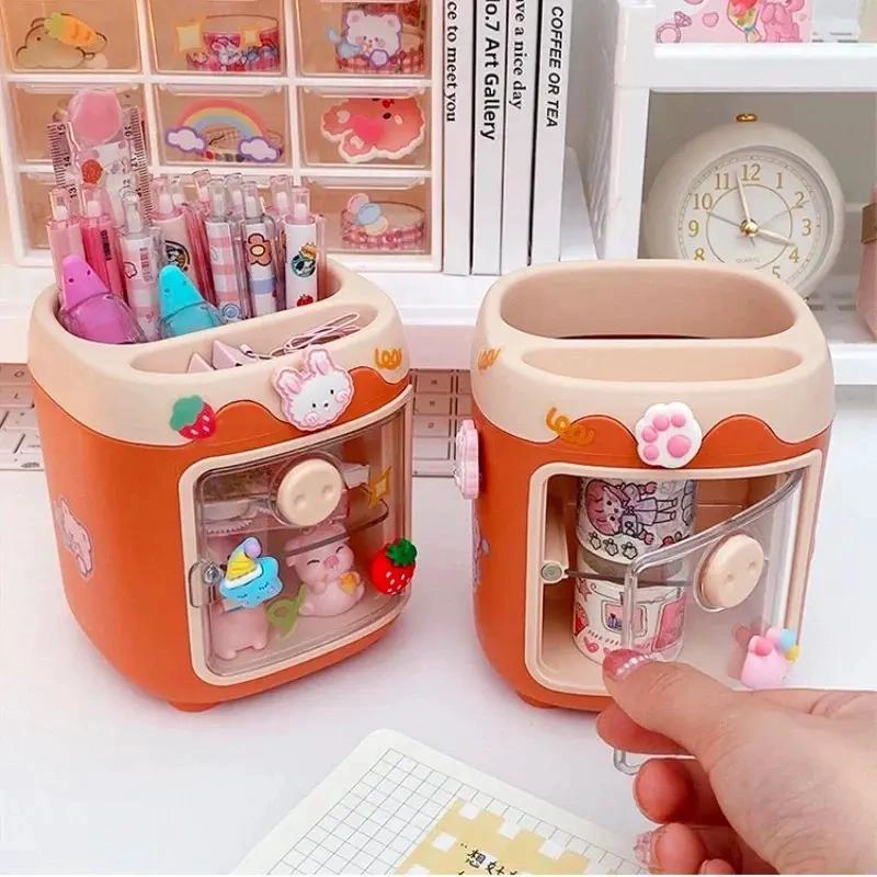ORGANIZADOR DE ESCRITORIO EN DISEÑO KAWAII PARA BOLIGRAFOS - 4