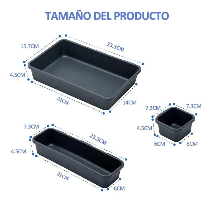 ORGANIZADOR DE CAJON MULTIUSO PARA OFICINA Y HOGAR - 2