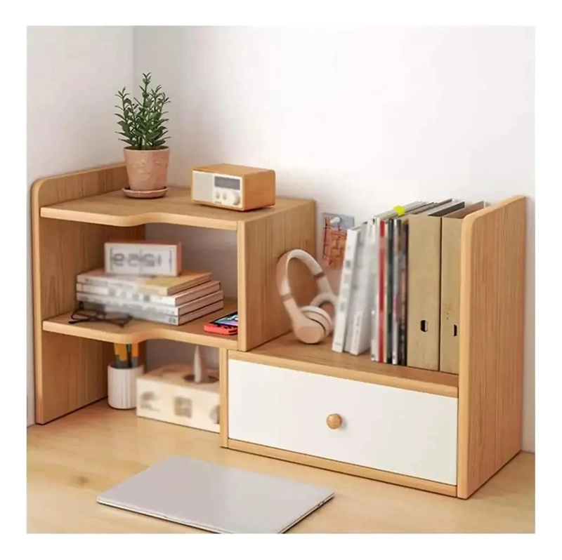 ORGANIZADOR DE ESCRITORIO EXTENSIBLE CON CAJON Y DOS NIVELES - 2