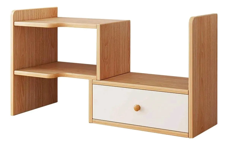 ORGANIZADOR DE ESCRITORIO EXTENSIBLE CON CAJON Y DOS NIVELES - 9