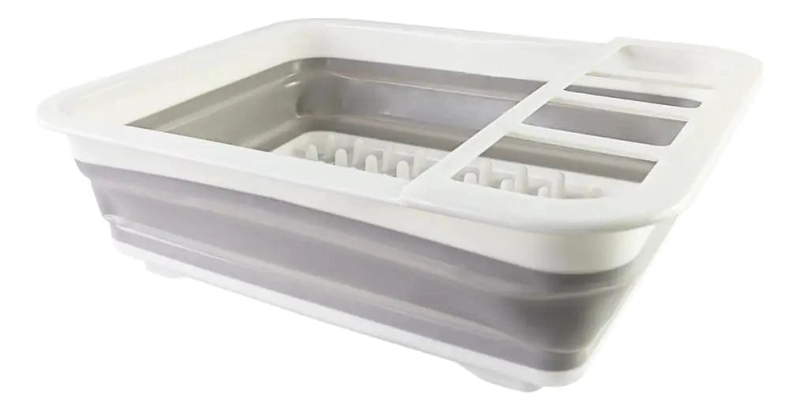 SECADOR DE LOZA EXTENSIBLE DE SILICONA PARA MESA CON CUBIERTERO - 3