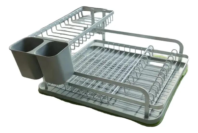 ESCURRIDOR DE ALUMINIO PARA PLATOS Y UTENSILIOS DE COCINA - 1