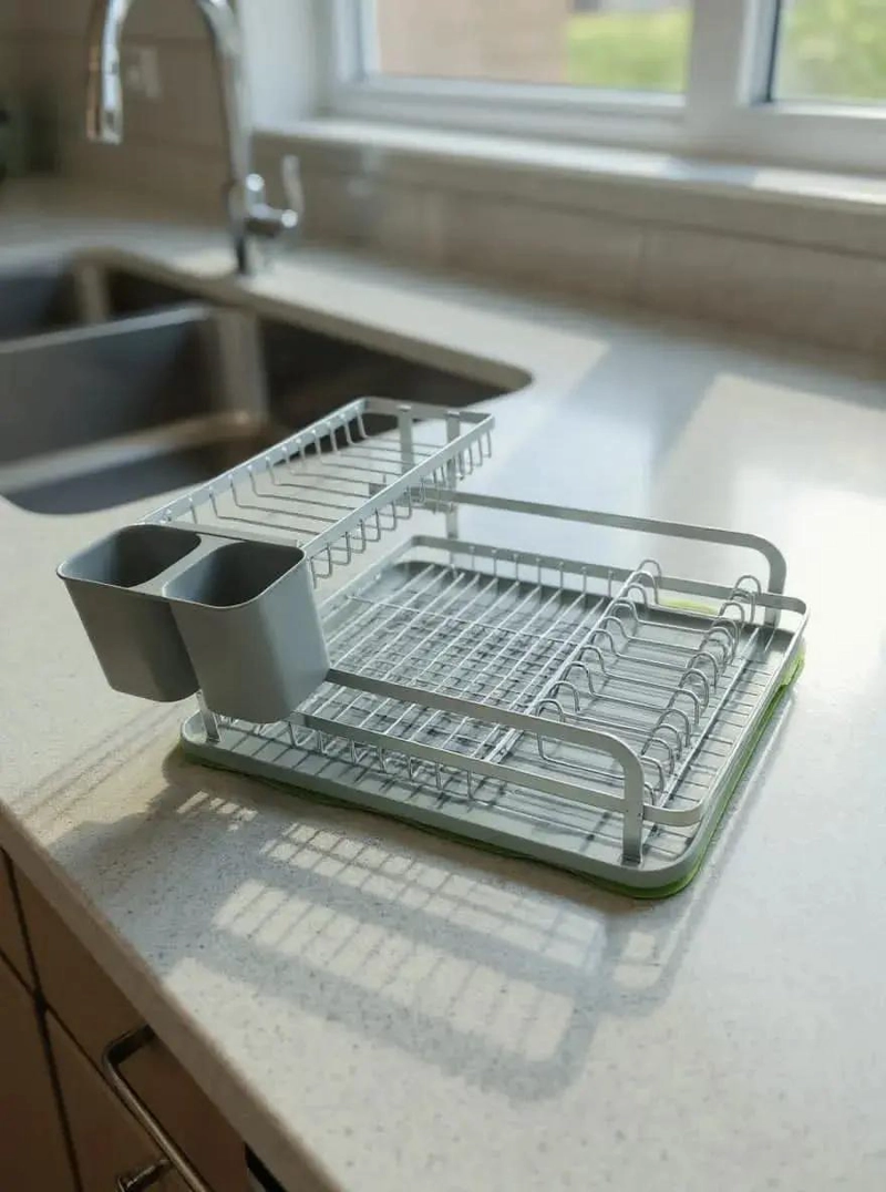 ESCURRIDOR DE ALUMINIO PARA PLATOS Y UTENSILIOS DE COCINA - 5