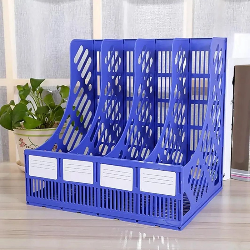 ESTANTE ORGANIZADOR DE DOCUMENTOS CON 4 COMPARTIMENTOS - 4