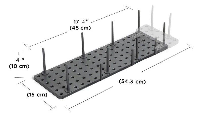 ESTANTE AJUSTABLE DE DRENAJE PARA COCINA CON DISEÑO MODERNO - 5