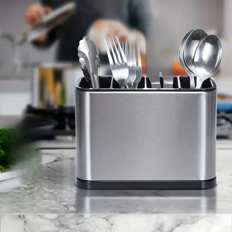 ESCURRIDOR DE UTENSILIOS DE COCINA EN ACERO INOXIDABLE - 3
