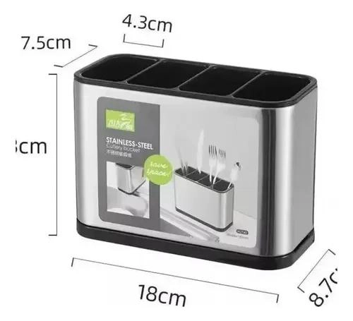 ESCURRIDOR DE UTENSILIOS DE COCINA EN ACERO INOXIDABLE - 7