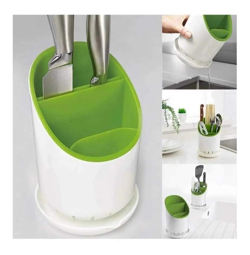 ORGANIZADOR ESCURRIDOR DE CUBIERTOS Y UTENSILIOS DE COCINA - 3