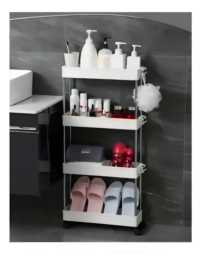 MUEBLE ORGANIZADOR DE BAÑO Y COCINA CON RUEDAS - 2