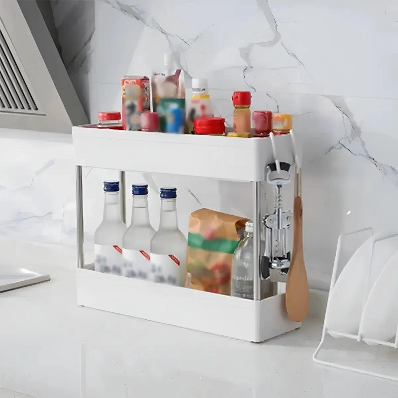 MUEBLE ORGANIZADOR DE BAÑO Y COCINA CON RUEDAS - 8
