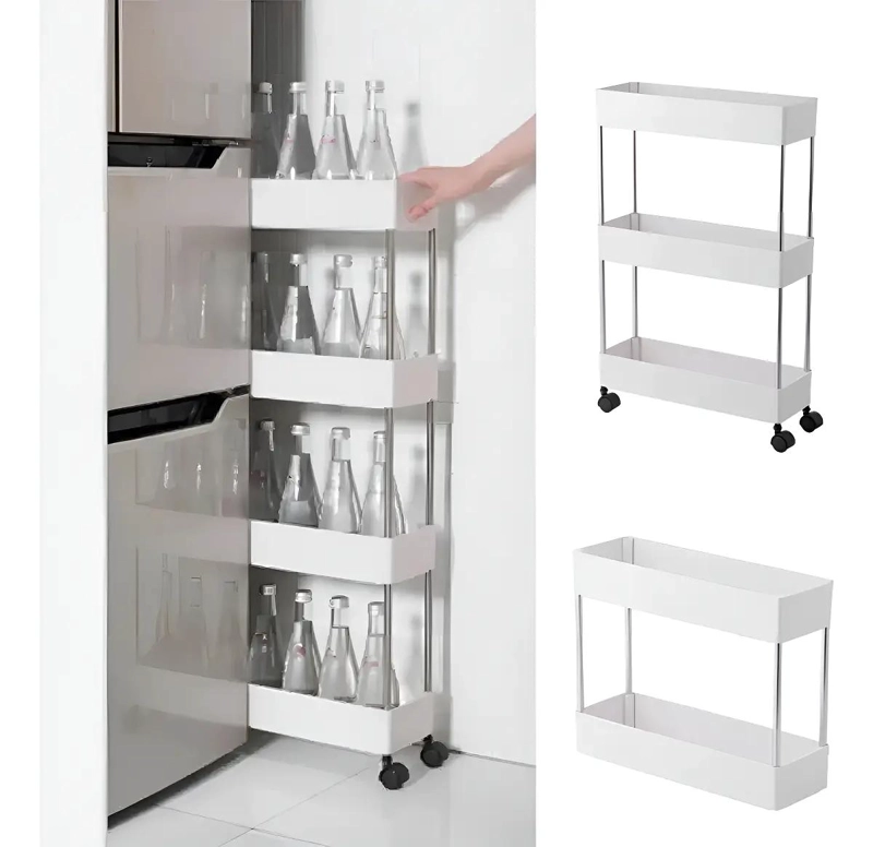 MUEBLE ORGANIZADOR DE BAÑO Y COCINA CON RUEDAS - 9