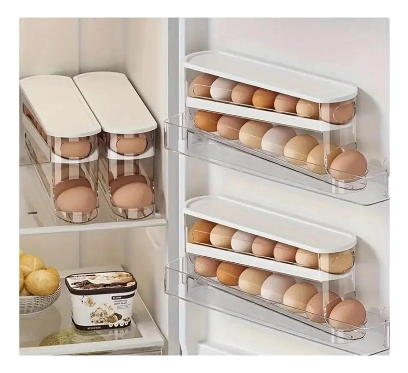 DISPENSADOR ORGANIZADOR DE HUEVOS PARA 14 UNIDADES - 3