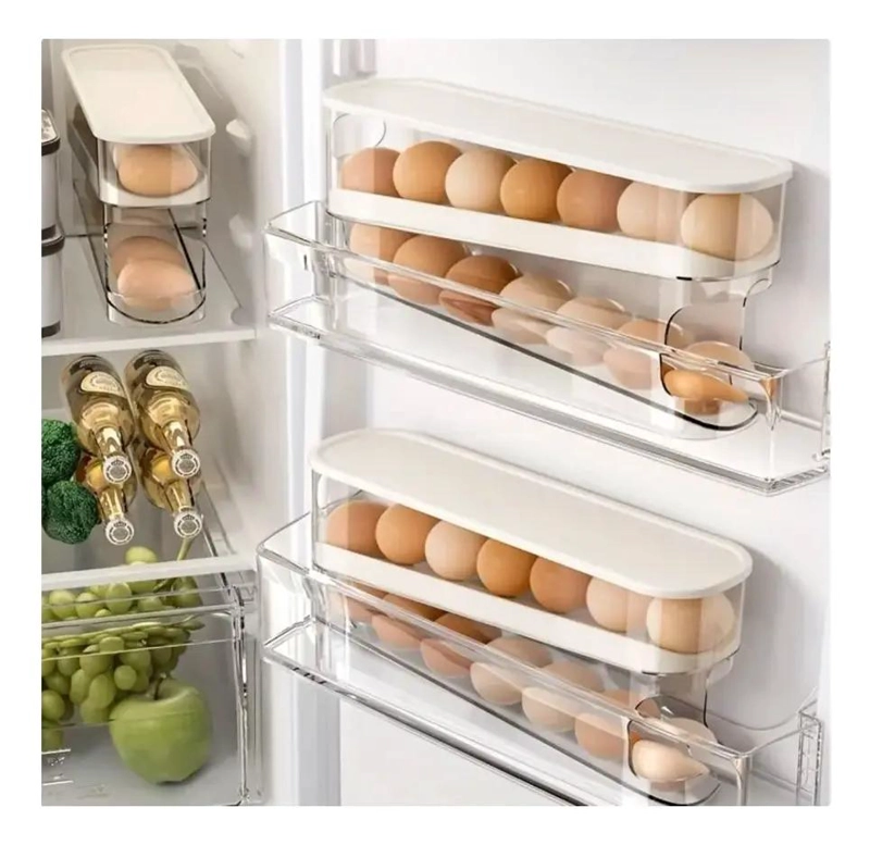 DISPENSADOR ORGANIZADOR DE HUEVOS PARA 14 UNIDADES - 4