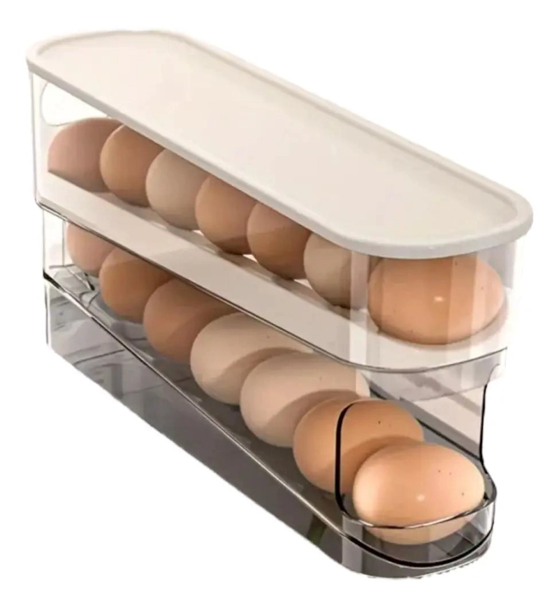 DISPENSADOR ORGANIZADOR DE HUEVOS PARA 14 UNIDADES - 5