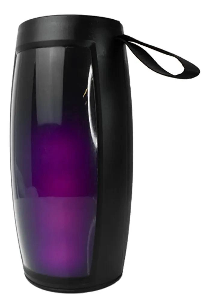 PARLANTE BLUETOOTH PORTATIL CON LUCES LED Y RADIO FM - 8